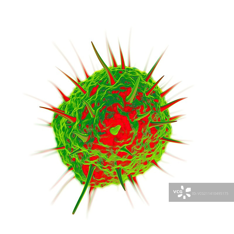 拟菌病毒艺术图图片素材