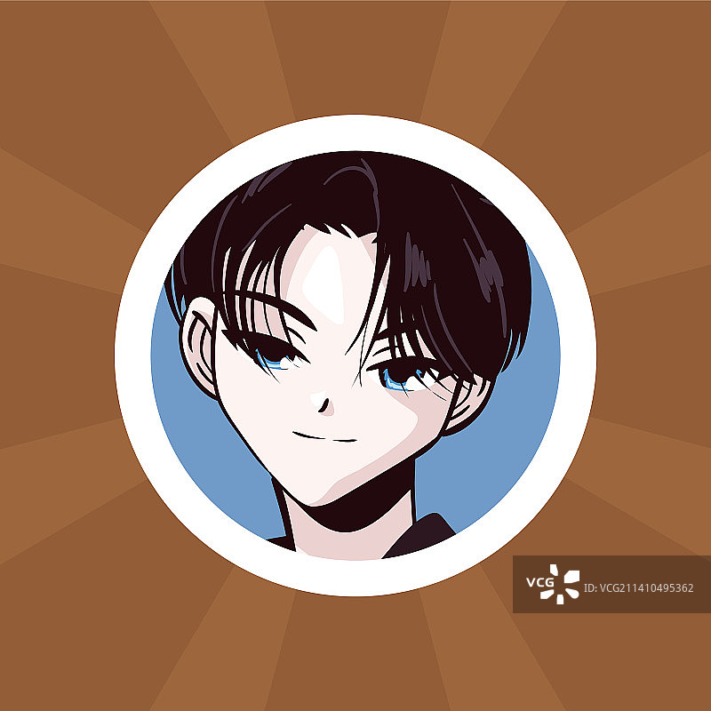 帅气动漫男人图片素材