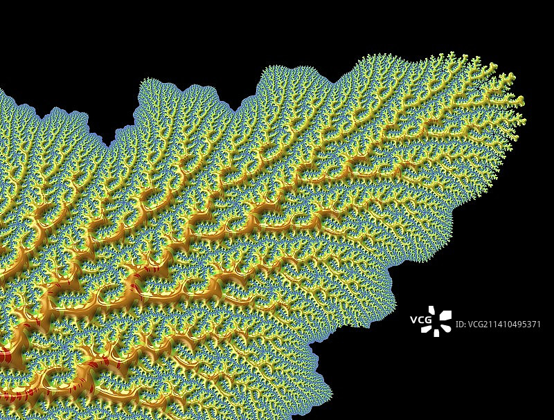 曼德勃罗分形图片素材
