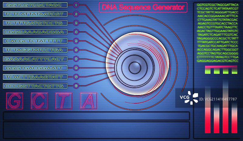 DNA序列生成器图片素材