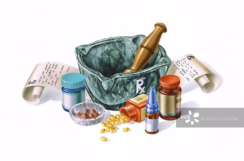 处方药艺术作品图片素材
