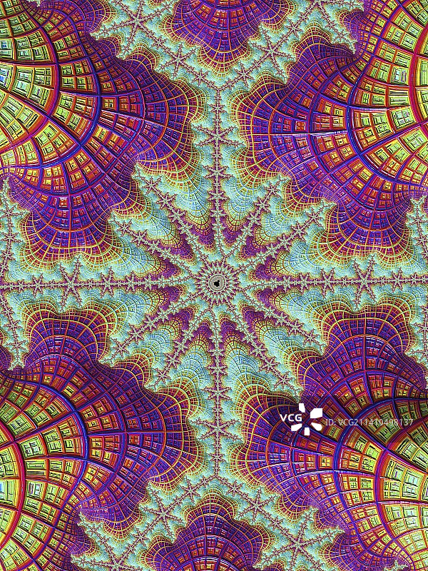 曼德勃罗分形图片素材