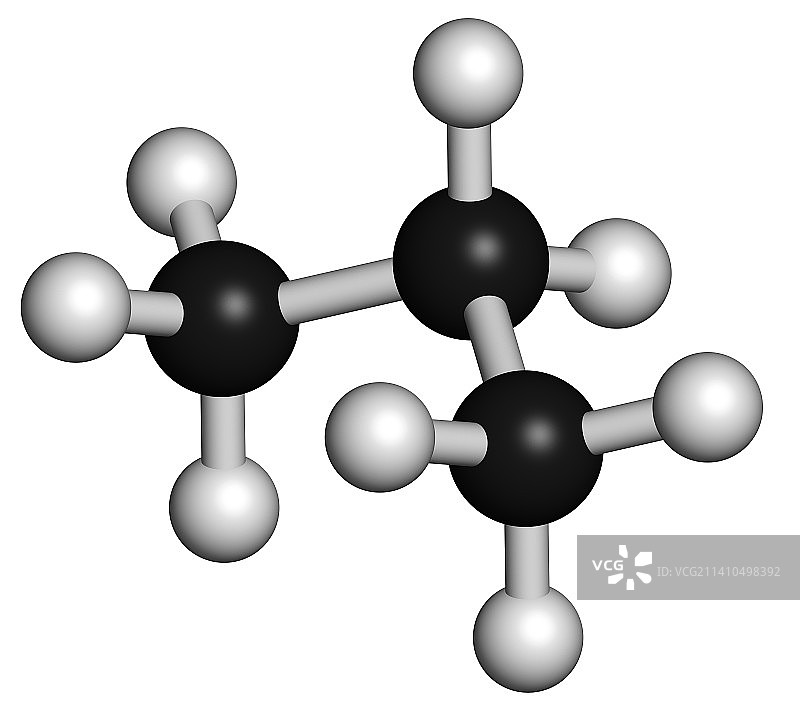 丙烷烃分子图片素材