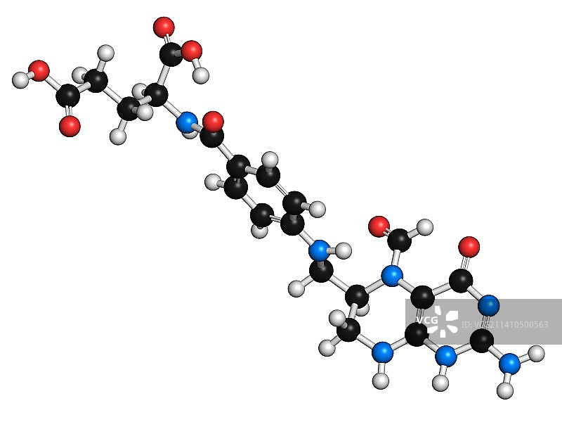亚叶酸药物分子图片素材