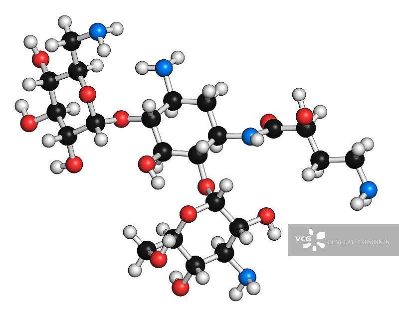 阿米卡星氨基糖苷类抗生素图片素材