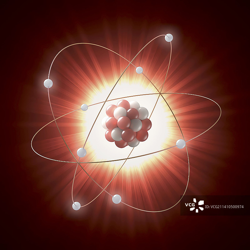 原子模型，图示图片素材