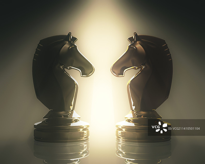 骑士象棋棋子插画图片素材