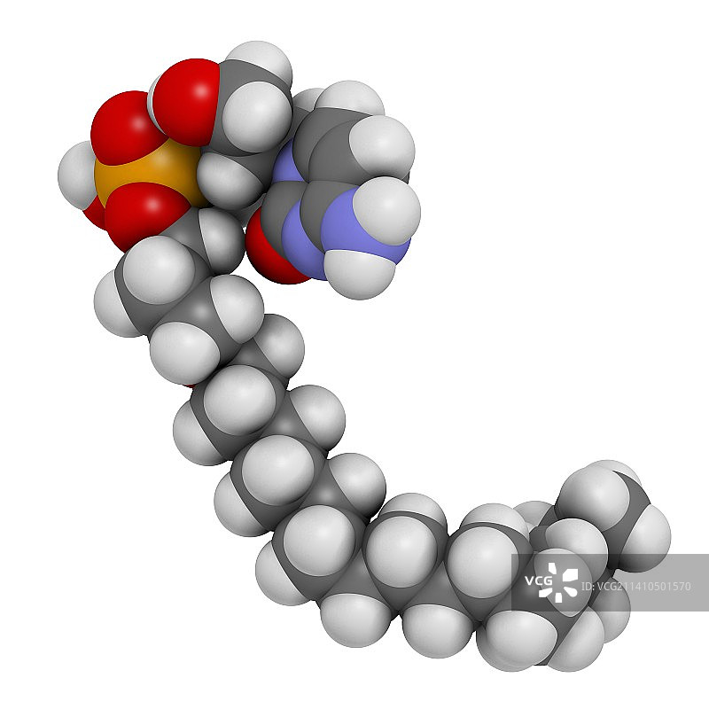 布林西多福韦抗病毒药物分子图片素材