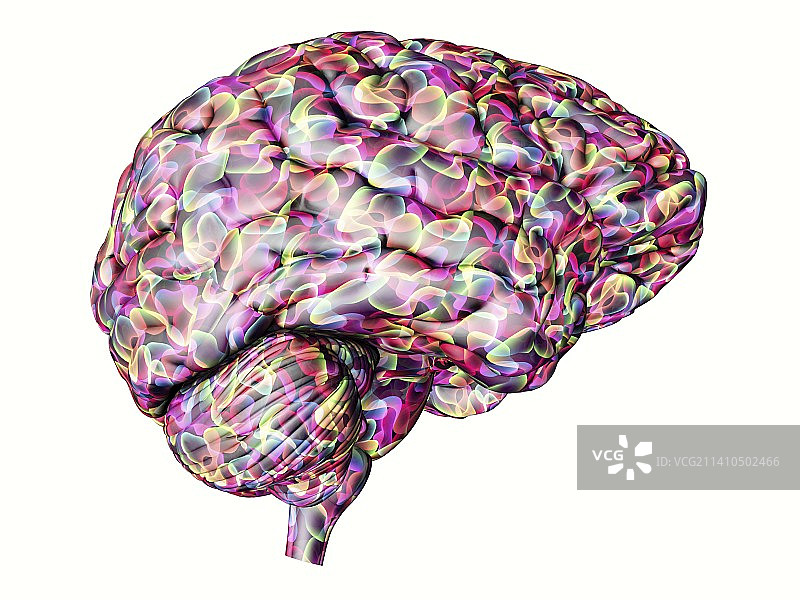 人脑计算机艺术作品图片素材