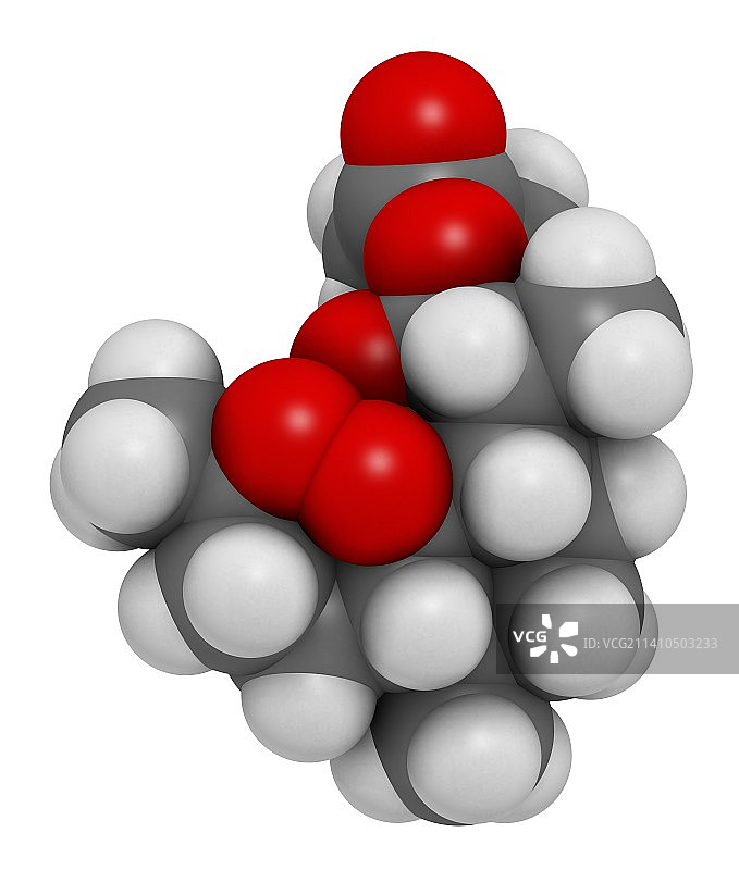 青蒿琥酯疟疾药物分子图片素材