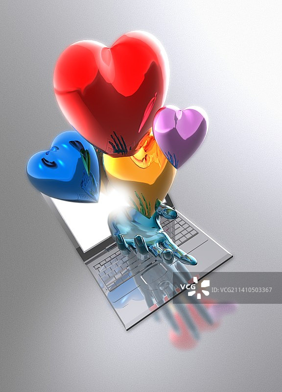 网络约会插图图片素材