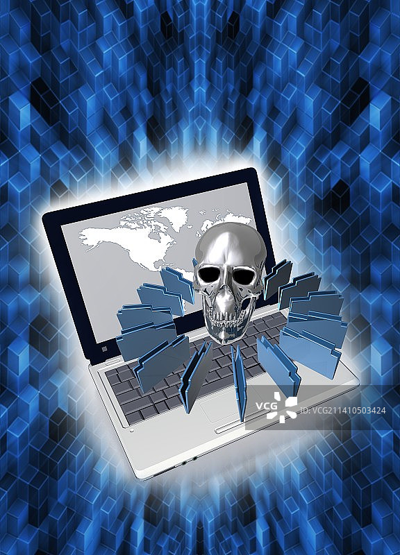 数据保护插画图片素材