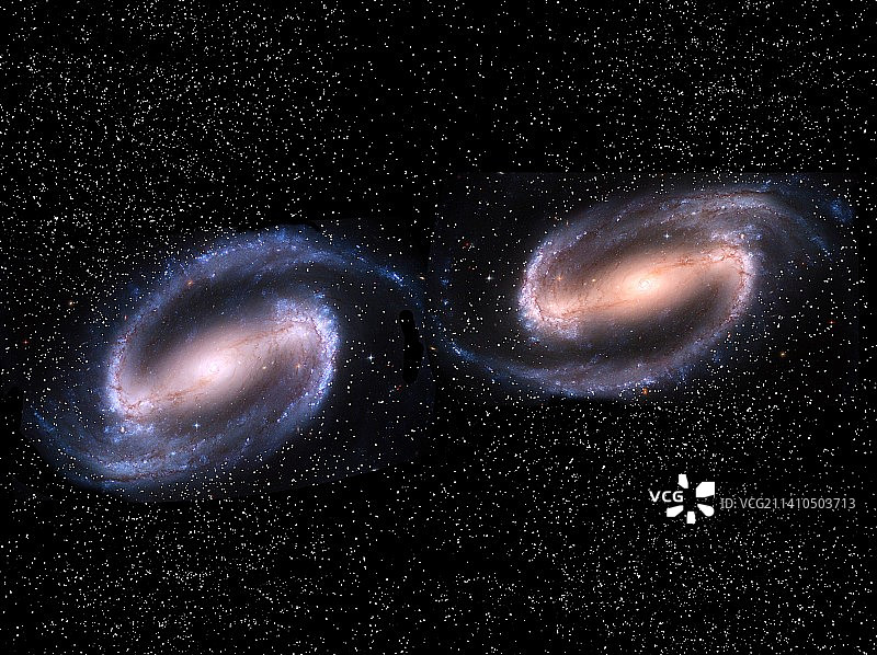 碰撞星系图片素材