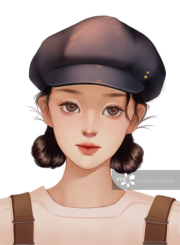 头像插画图片素材