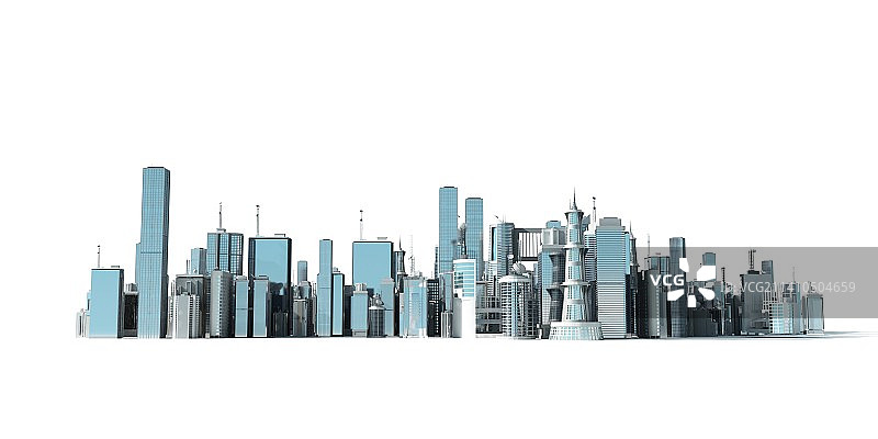 城市天际线插画图片素材