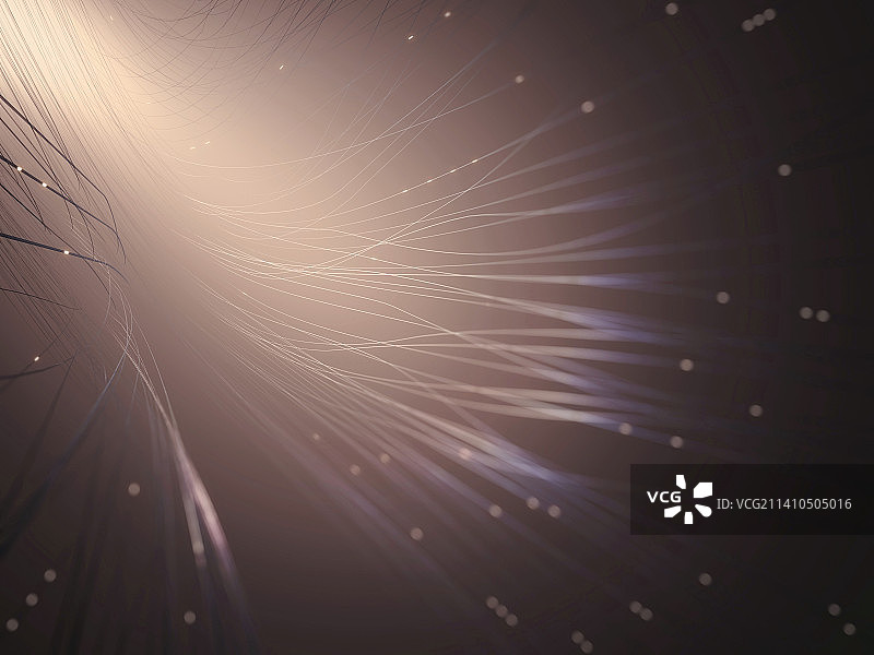 光纤插图图片素材