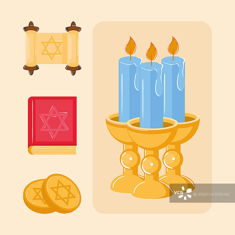 光明节宗教节日图片素材