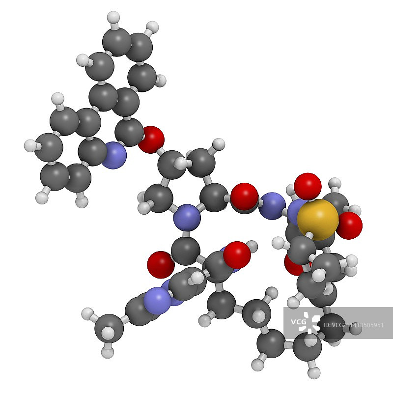 帕立普韦：一种丙型肝炎病毒药物图片素材