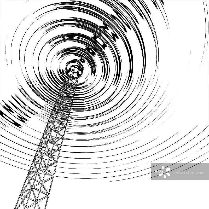 无线电通信塔图片素材