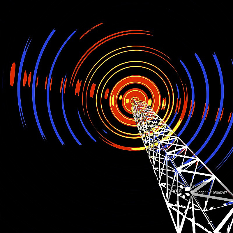 无线电通信塔图片素材