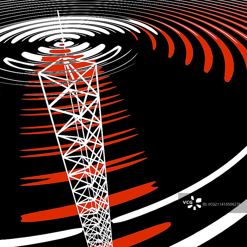 无线电通信塔图片素材