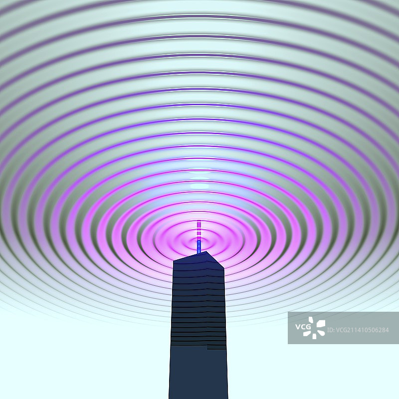 无线电通信塔图片素材