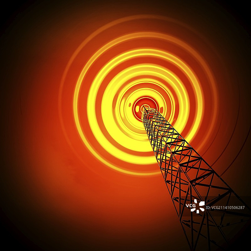 无线电通信塔图片素材