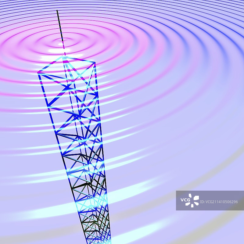 无线电通信塔图片素材