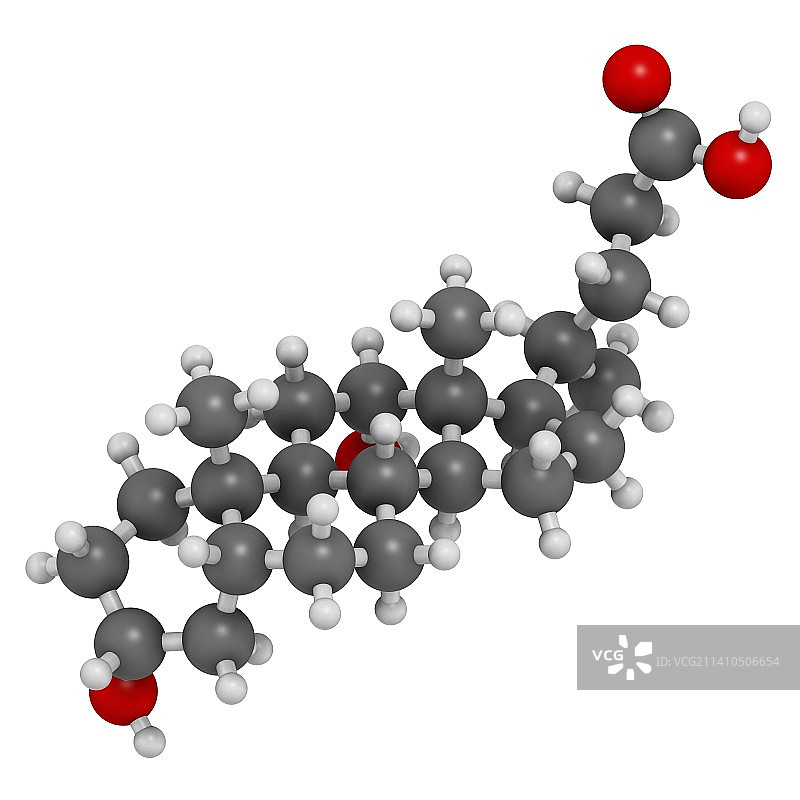 脱氧胆酸胆汁酸分子图片素材