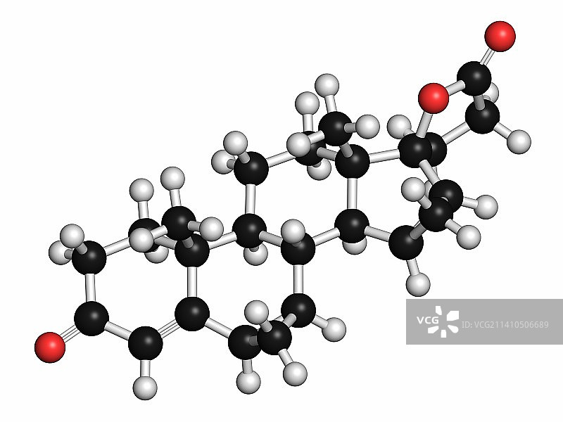 屈螺酮避孕药分子图片素材