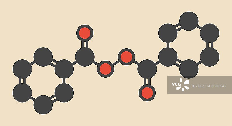 过氧化苯甲酰痤疮药物分子图片素材