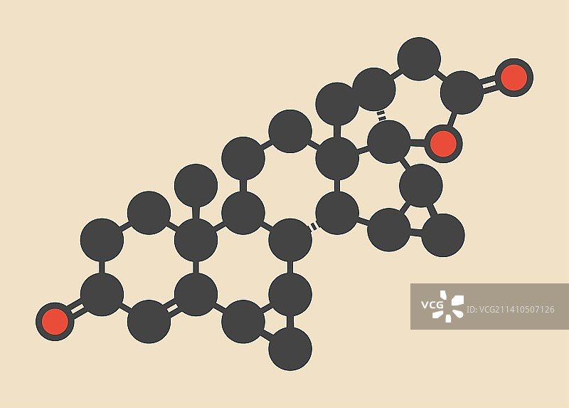 屈螺酮避孕药分子图片素材