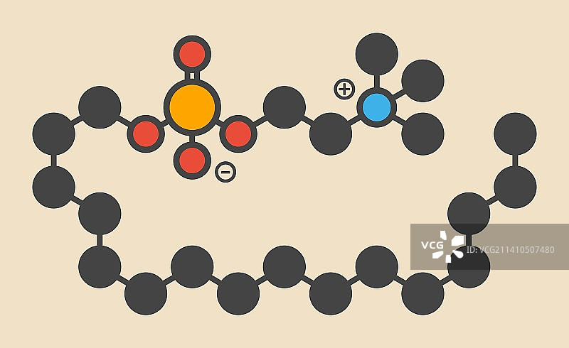 米替福新治疗利什曼病药物分子图片素材