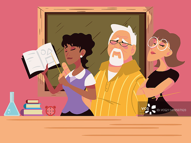 教师群体人物图片素材