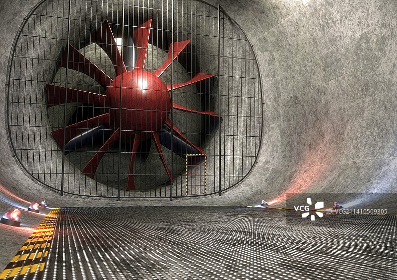 风洞示意图图片素材