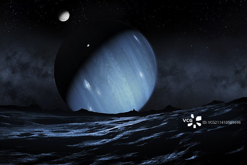 假想的第九大行星插图图片素材