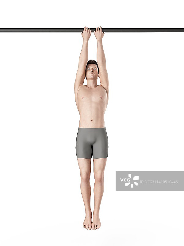 使用单杠的人图片素材