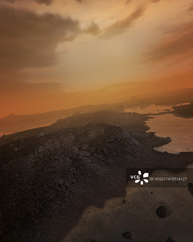 土卫六海洋艺术作品图片素材