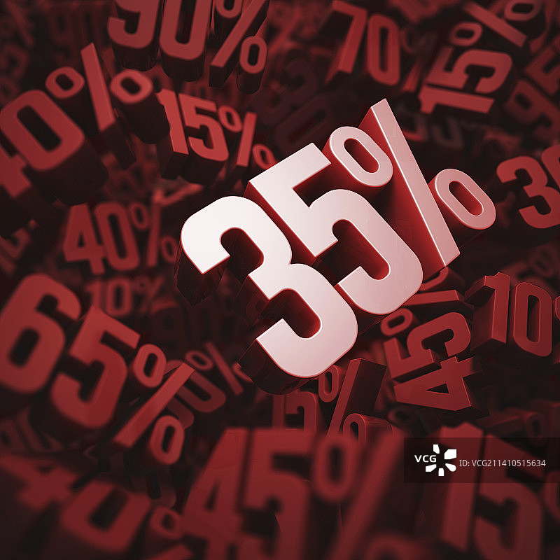 35%折扣插图图片素材