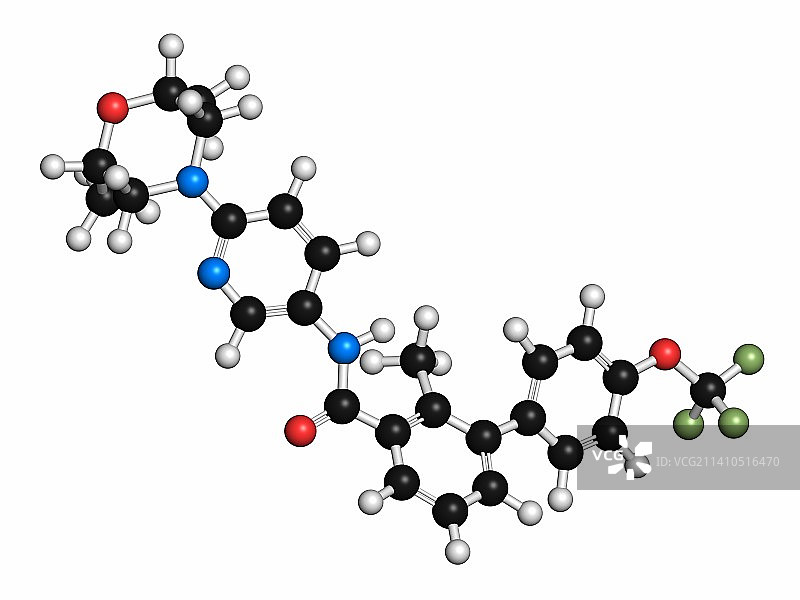 索尼德吉布癌症药物分子图片素材