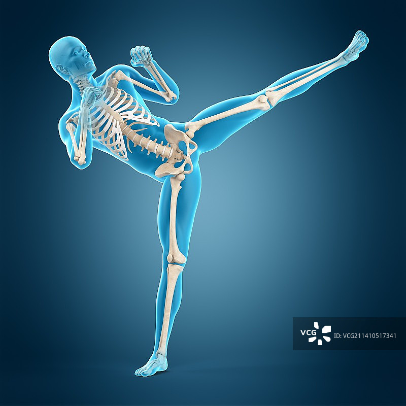 高踢腿的人，插图图片素材