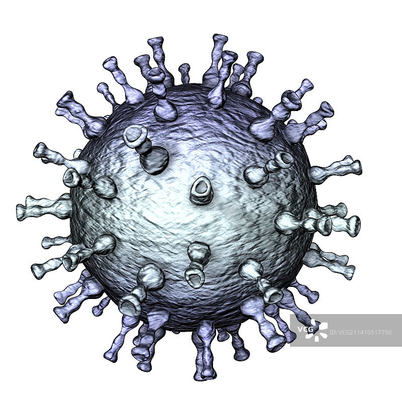 水痘病毒颗粒图图片素材