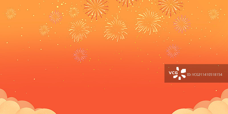 兔年新年国庆生日节日红色灯笼庆祝海报背景图片素材