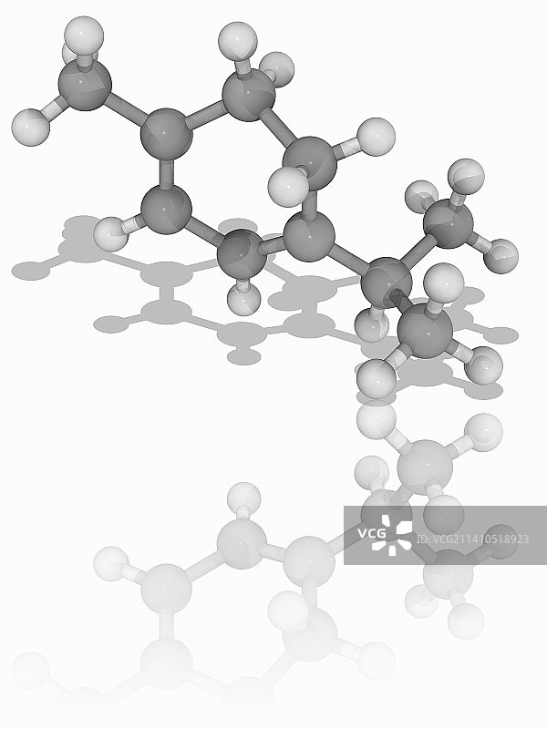 α-萜品烯有机化合物分子图片素材