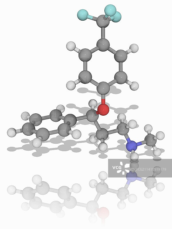 氟西汀药物分子图片素材