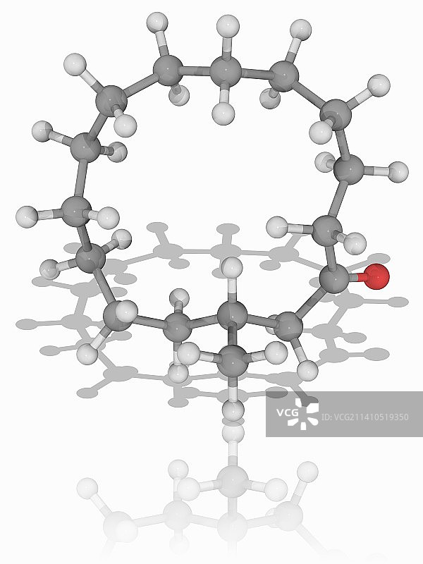 麝香酮有机化合物分子图片素材