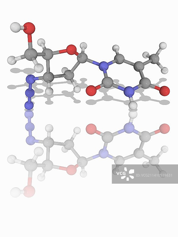 齐多夫定药物分子图片素材