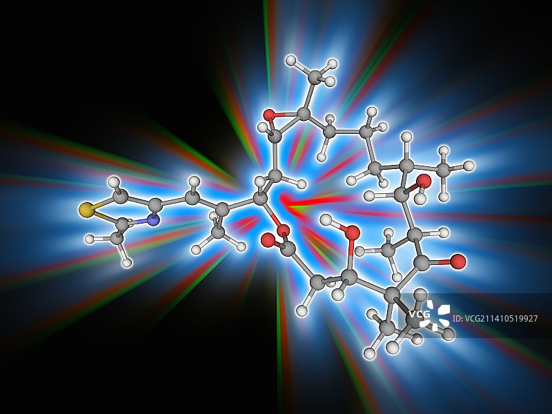 埃博霉素B药物分子图片素材