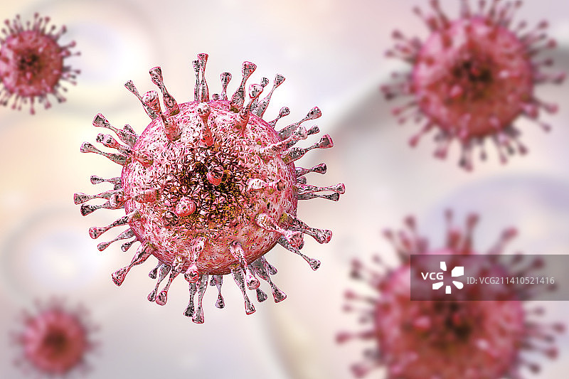 人巨细胞病毒图示图片素材