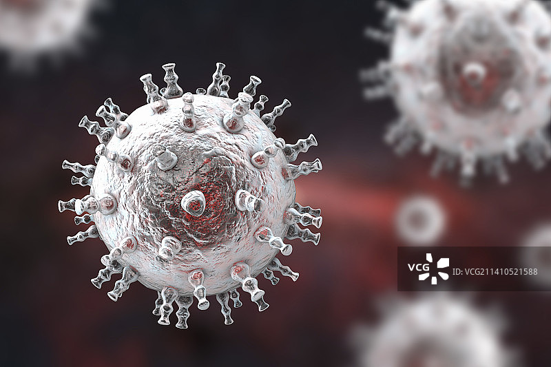 卡波西肉瘤病毒图示图片素材